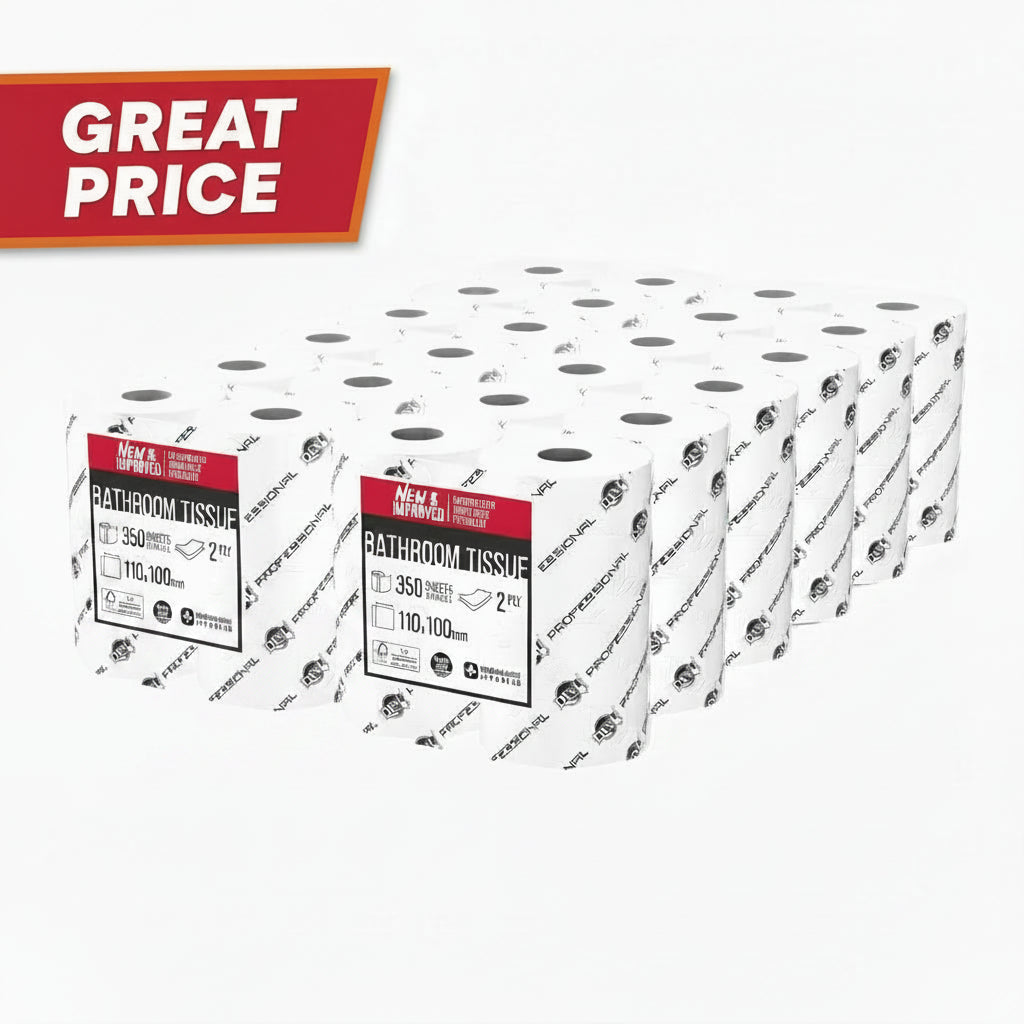 Dinu Professional Bathroom Tissue 2ply - 48's, 350 Sheet