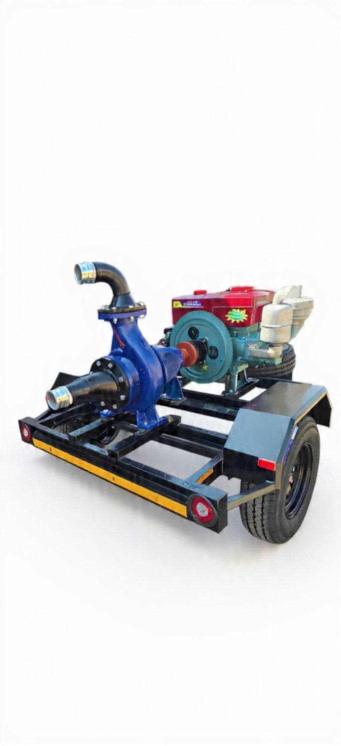 6" diesel water pump single cylinder diesel engine 22kw