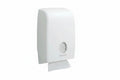 Pure - Folded Hand Towel Dispenser - Plastic White (FOLD01)