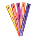 Ruler 30cm Slimline Penflex Assorted Pack 100