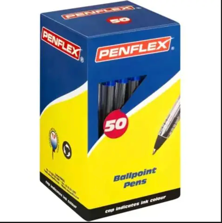 Push-Pen Pulse Blue Box 50 Pack 20