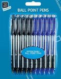 Knock Retractable Pen Blue 1 Card Pack 10