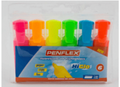 Higlo Highlighter Pouch 6 Assorted Pack 10