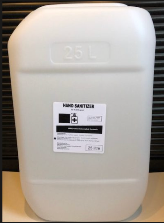 Hand Sanitiser 70% SABS 25L