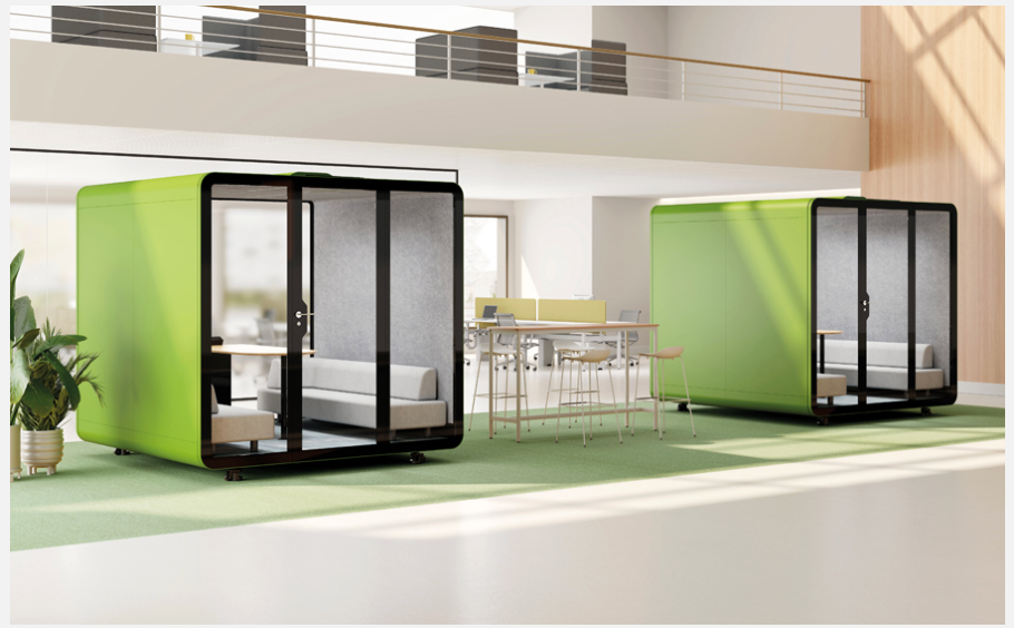 Telebooth TB-ML Office Pod (1–6 People, With Sofa & Table)