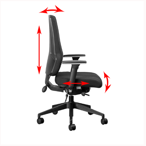 Ortho-2XL Task office chair