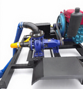 4" water pump on trailer with 25 hp diesel engine