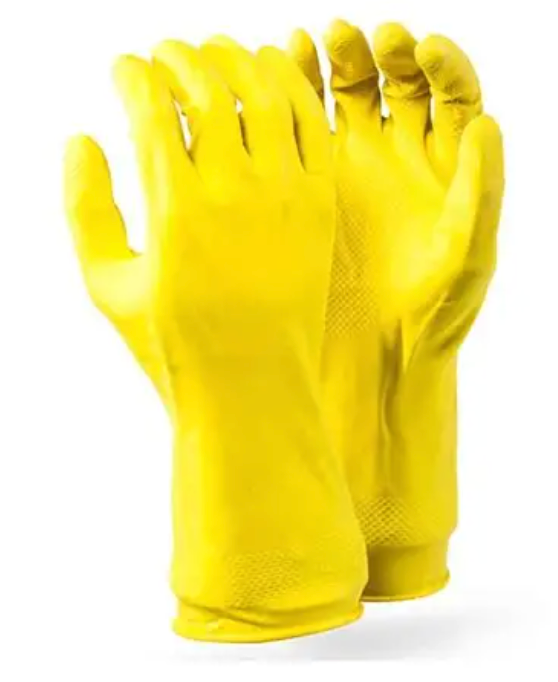 DROMEX YELLOW, Household Gloves, X Large