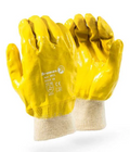 Fully dipped, knitted wrist Glove