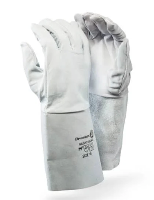 Goatskin VIP 15cm Leather Chrome Cuff Glove
