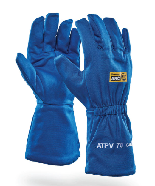 Dromex ARC Fabric Gloves ATPV 100 CAL Size L-XL