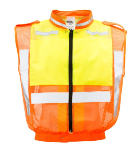 Dromex Lime/Orange Traffic Reflective Sleeveless Vest