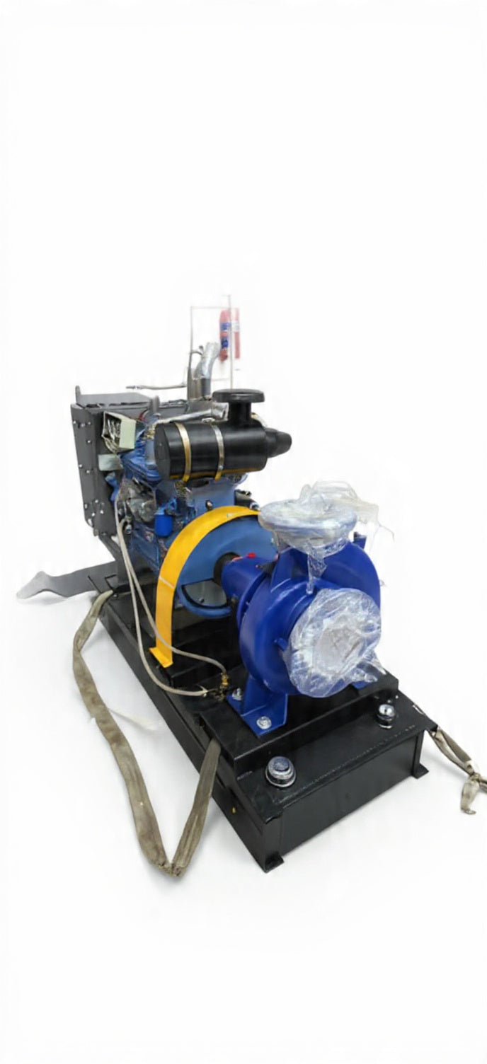 8" water pump skid unit