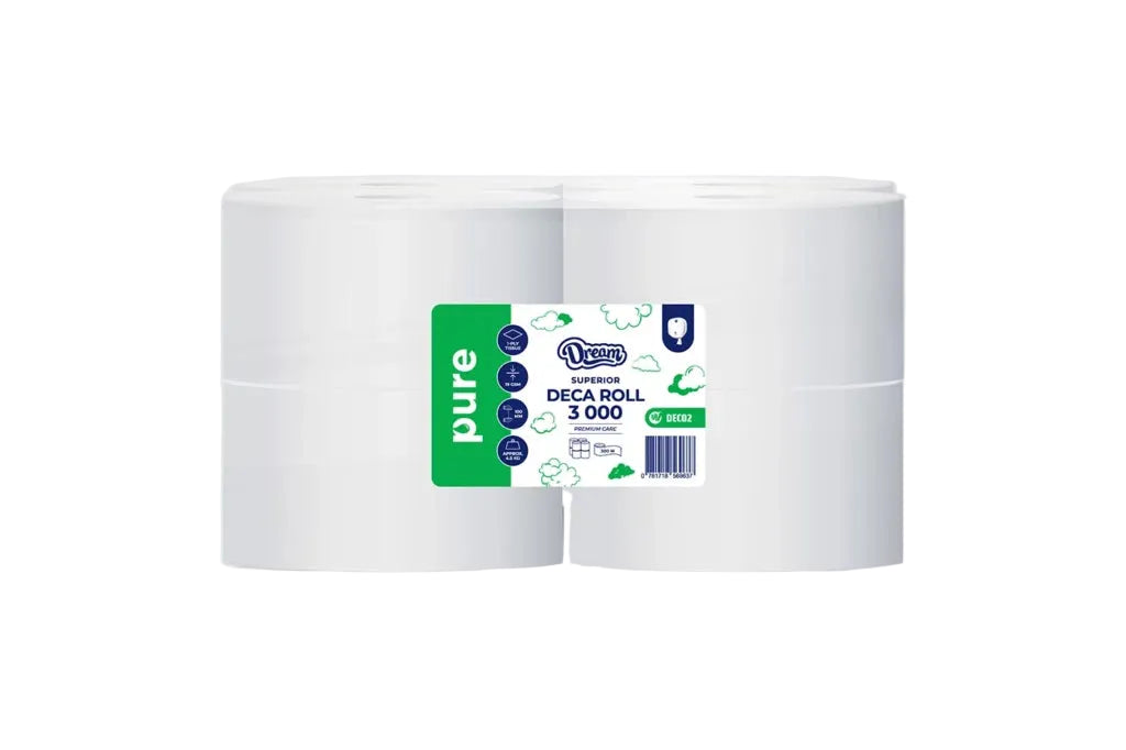 Pure - 1 Ply Decca Roll 3000 Superior