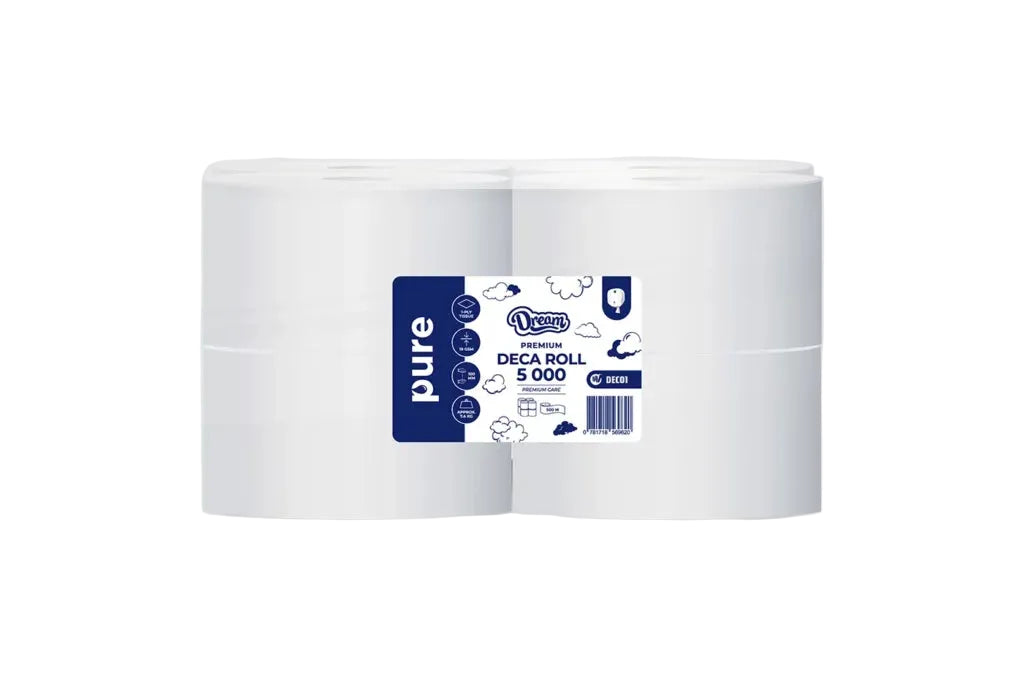 Pure - 1 Ply Decca Roll 5000 Premium