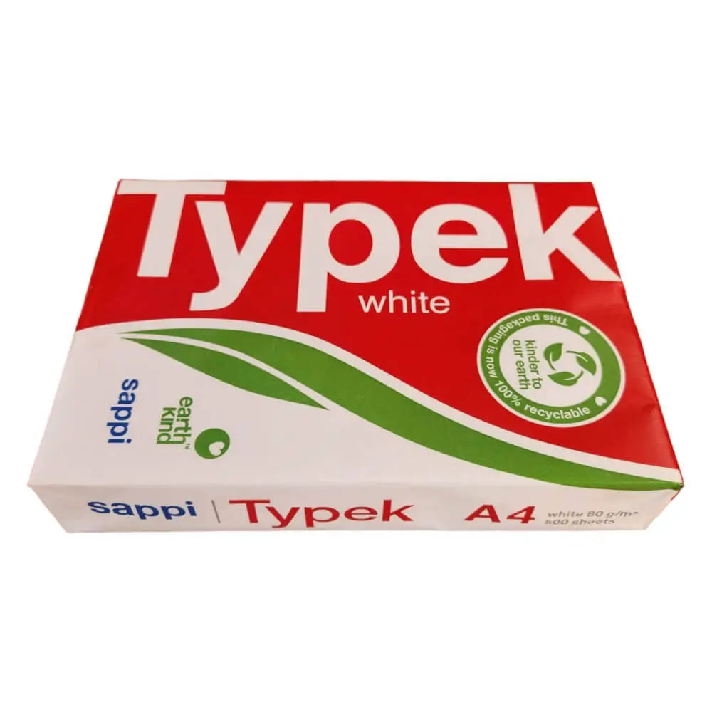 Typek A4 White Paper 80gsm Ream
